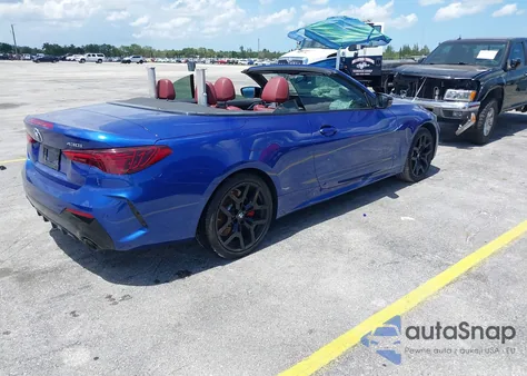 2025 BMW 4 Series 430I из США, поврежденный, VIN WBA33DB0XSCT17453